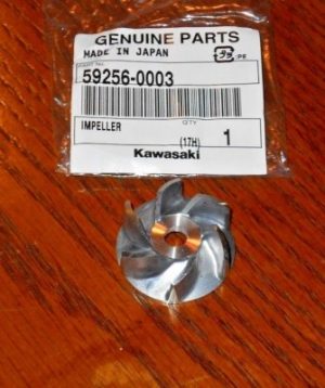 KAWASAKI KX450F, KLX450R,KX450, KFX450 ATV ENGINE WATER PUMP IMPELLER 59256-0003