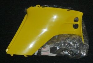 SUZUKI LTZ400, KAWASAKI KFX400 RIGHT SIDE BODY PANEL,FENDER YELLOW 03-08