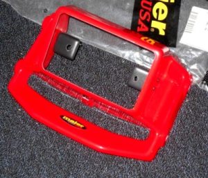 HONDA ATC250R, ATC 250R 1986 RED HEADLIGHT HOUSING, SHROUD, LIGHT COVER 460062