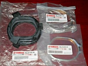 YAMAHA GRIZZLY 300 REAR SWINGARM ARM DRIVE SHAFT FLEX BOOT COVER & CLAMPS