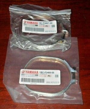YAMAHA GRIZZLY 300 REAR SWINGARM ARM DRIVE SHAFT FLEX BOOT COVER CLAMPS