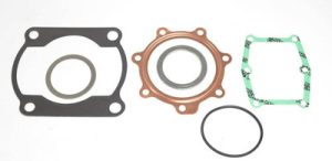 YAMAHA YZ490, YZ 490 ENGINE TOP END GASKET KIT 84-90, CYLINDER HEAD, BASE, REED