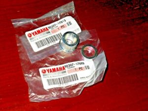 YAMAHA YFZ450R YFZ450X YFZ 450R 450X STEERING STEM LOWER BUSHINGS, TOP & BOTTOM 90387-176R6 & 90387-17013