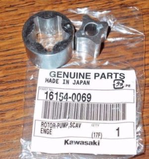 KAWASAKI KFX450R, KX450F, KLX450R ENGINE OIL PUMP SCAVENGE ROTORS, 16154-0069