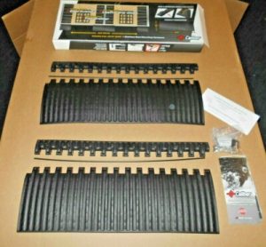 2 PC CALIBER EDGE GLIDES SNOWMOBILE SKI TRAILER HINGED RAMP LOADING RAMPS 48"