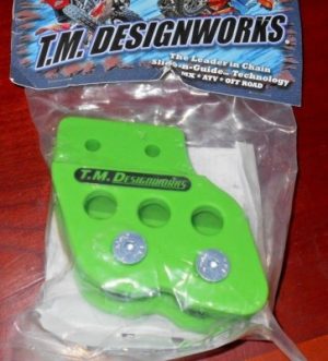 HONDA,SUZUKI,YAMAHA,KAWASAKI T.M DESIGN SWINGARM REAR CHAIN GUIDE, BANSHEE STYLE