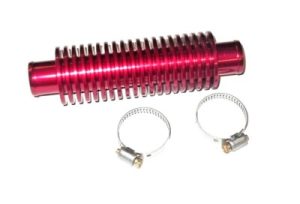 HONDA, YAMAHA, KAWASAKI, SUZUKI CAN-AM ATV RADIATOR INLINE WATER COOLER RED 4'