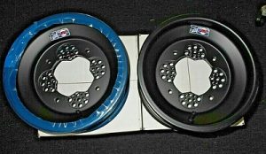 BLASTER,BANSHEE,YFZ450,YFZ450R,RAPTOR,WARRIOR BLACK FRONT WHEELS, RIMS ROK OUT