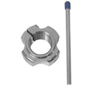 YAMAHA RAPTOR 660 POLISHED BILLET ALUMINUM AXLE LOCK NUT  AX1-3