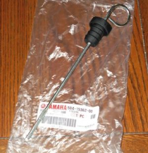 YAMAHA RHINO, VIKING 700 ENGINE OIL DIP STICK, PLUG OIL LEVEL 5B4-15362-00-00
