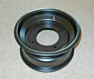 YAMAHA ROLLED EDGE BLACK FRONT WHEEL,RIM,YFZ450,YFZ450R,RAPTOR,BANSHEE,BLASTER