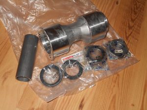 YAMAHA RAPTOR 125 & 250 REAR AXLE ALUMINUM BEARING CARRIER, SPACER & BEARINGS