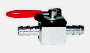 ATV, MOTORCYCLE, DIRT BIKE, SNOWMOBILE IN LINE FUEL VALVE SHUT OFF, PETCOCK 1/4"