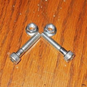 X2 HONDA TRX 250X 300EX REAR SWINGARM ARM AXLE HOUSING PINCH BOLTS & NUTS