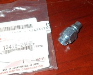 SUZUKI QUAD RUNNER 230,250 LT250EF, LT230G METAL CHOKE PLUNGER CAP 13418-24500