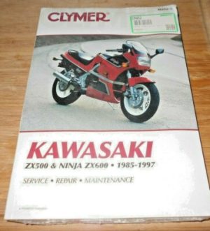 KAWASAKI ZX500, NINJA ZX600, ZX6 MECHANIC SERVICE, REPAIR SHOP MANUAL BOOK