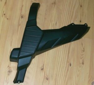 YAMAHA GRIZZLY 550, 700 FRONT BUMPER CARRIER LEFT SIDE PLASTIC BLACK GUARD 12-15