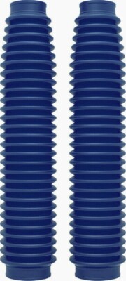 POLISPORT BLUE FRONT FORK BOOTS ATC, ATV, DIRT BIKE, MOTORCYCLE 28 WAVES