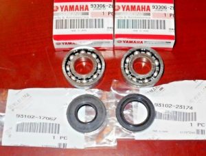 YAMAHA OEM BEARING,CRANK BEARINGS & OIL SEALS, PW50, QT50, MJ50, YT60 TRI ZINGER