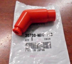 HONDA XR200,XR250,XR500, XL250, XL500, TLR200, SPARK PLUG IGNITION COIL CAP, OEM