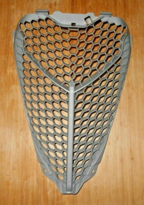 YAMAHA RAPTOR 700 GREY PLASTIC FRONT RADIATOR GUARD, VENTED COVER 13-22