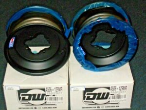 TRX 250R,300EX,400EX,400X,450R,450ER,700XX LTZ400 LTR BLACK FRONT WHEELS, RIMS
