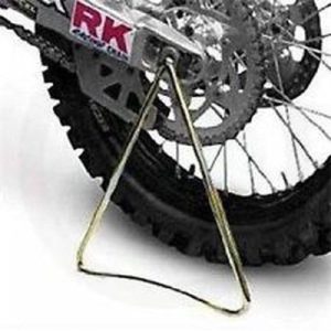 DIRTBIKE, DIRT BIKE MOTORCYCLE STEEL TRIANGLE SIDE STAND