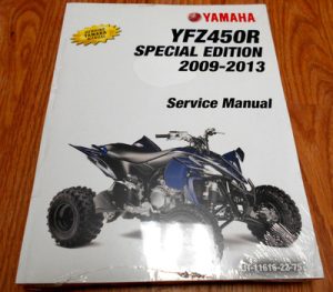 YAMAHA YFZ450R, YFZ450X, OEM REPAIR, SERVICE SHOP MANUAL BOOK 09-13