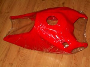 HONDA TRX250EX TRX 250EX TRX250X 250X RED FRONT FENDER GAS TANK COVER 06-25