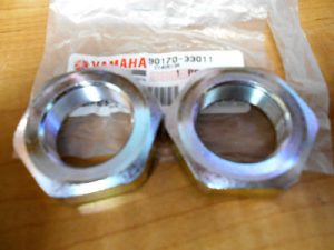 2 YAMAHA BREEZE, GRIZZLY 125, BLASTER 200, BANSHEE 350, PRO-4 AXLE LOCK NUTS