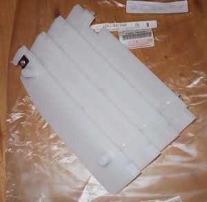 SUZUKI RMZ250 RMZ 250 RIGHT SIDE RADIATOR GUARD, LOUVER,VENT 17801-49H00, 10-17