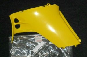 SUZUKI LTZ400, KAWASAKI KFX400 LEFT SIDE BODY PANEL, FENDER YELLOW 03-08