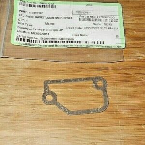 KAWASAKI KX250, KX500 ENGINE CYLINDER EXHAUST VALVE GOVERNOR COVER GASKET