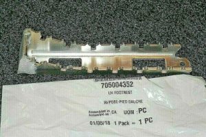 CAN-AM OUTLANDER 450, 570,650,850, 1000 LEFT FLOORBOARD ALUMINUM FOOT CLEAT, PEG