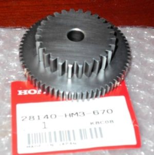 HONDA TRX300EX,TRX300X,300EX,300X STARTER REDUCTION GEAR 28140-HM3-670,68T / 26T