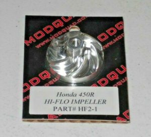 HONDA TRX450R,TRX450ER 450R 450ER HI-FLOW WATER PUMP IMPELLER,BILETT ALUMINUM