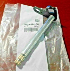 HONDA CR80, CR85 ENGINE TRANSMISSION SHIFT SHAFT 24610-GC4-710, 1985-2007