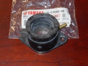 YAMAHA TTR230, TTR 230 ENGINE CARBURETOR RUBBER INTAKE BOOT 1C6-E3586-00-00