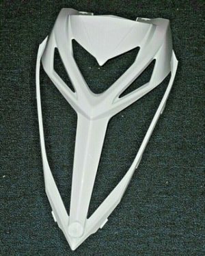YAMAHA RAPTOR 700 WHITE FRONT FENDER VENTED NOSE HOOD, RADIATOR COVER 13-24