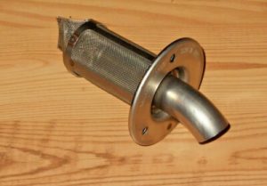 YAMAHA WOLVERINE 350,450 EXHAUST MUFFLER SPARK ARRESTOR OUTLET PIPE 3C2-E4752-00