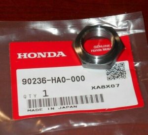 HONDA NX250, VT600,XR600, XR400,VT750, NC700X, CLUTCH HUB LOCK NUT 90236-HA0-000