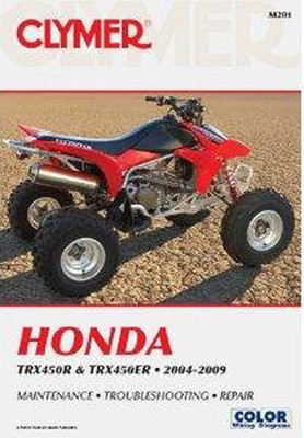 HONDA TRX 450R, 450ER TRX450R TRX450ER REPAIR, SERVICE MANUAL BOOK 04-14, M201