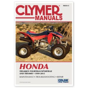 HONDA TRX400EX, TRX 400EX 400X TRX400X REPAIR, SERVICE SHOP MANUAL 99-14, M454-5
