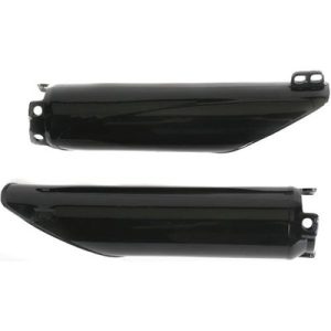 YAMAHA YZ125, YZ250, WR250F WR450F YZ250F YZ450F BLACK LOWER FORK GUARDS 05-07