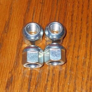 HONDA WHEEL STUD NUT, MUV 700 BIG RED, PIONEER 500,700,1000,  90304-SC2-000  X4