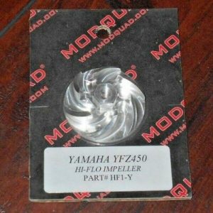 YAMAHA YZ250,YZ450F,WR450F,YZ250X, YFZ 450 HI-FLO ALUMINUM WATER PUMP IMPELLER