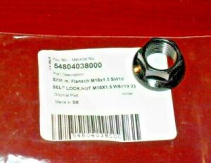 HUSQVARNA SWINGARM PIVOT BOLT NUT TE150, TE250, TE300, TE300I, FE501S, FE350S