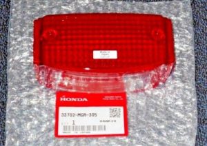 HONDA TAILLIGHT LENS XL80,XL100,XL185,XL200,XL250,XL350,XL500,XL600,NB50,NQ50