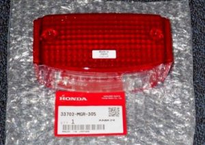 HONDA TAILLIGHT LENS TLR200,ZB50,CB400,GB500,NS50,CT70,XR250,XR650,VF750,VT750