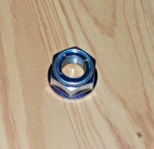 HONDA SWINGARM, STEERING SHAFT, WHEEL, FINAL DRIVE, BRAKE NUT 14mm 90305-GE8-003